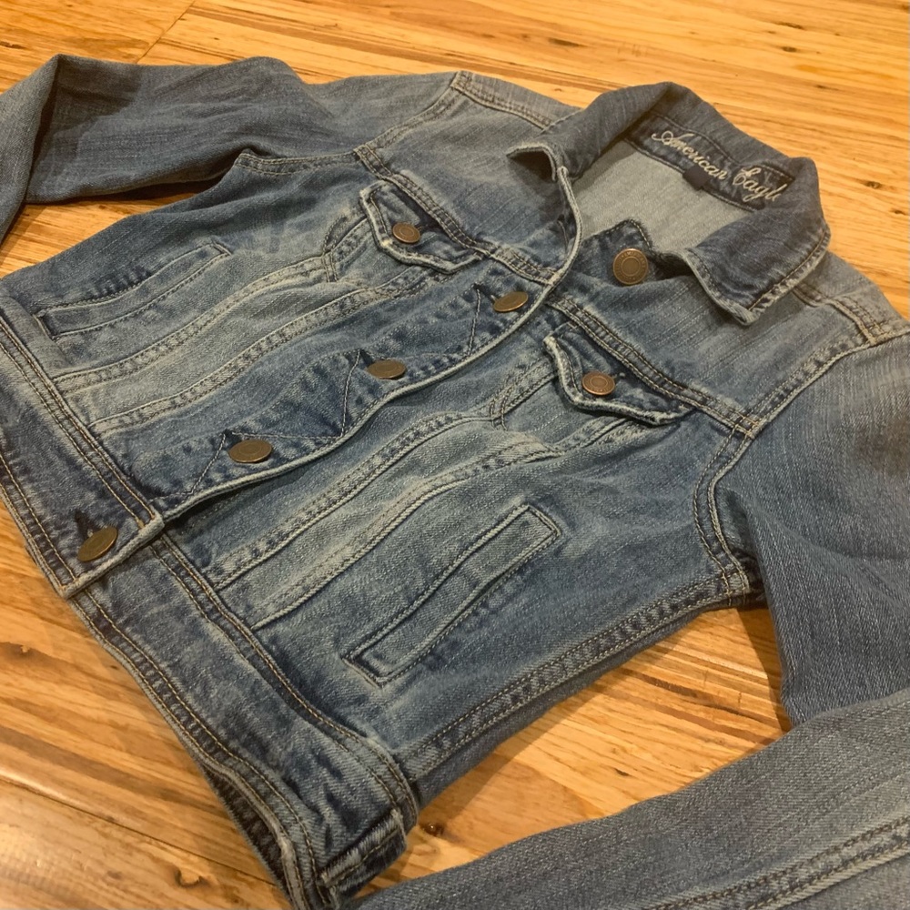 American Eagle denim jacket XS